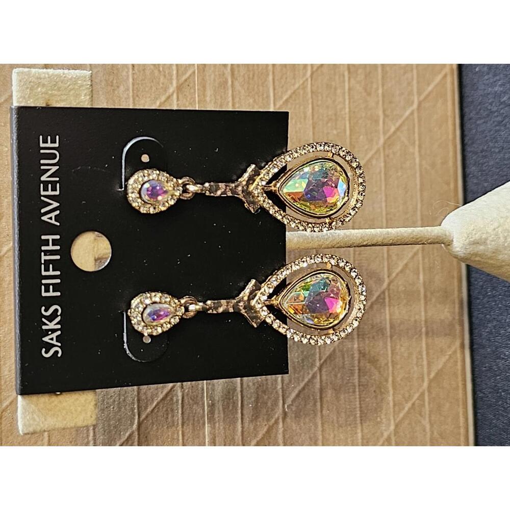 Saks Fifth Avenue Elegant Drop Earrings